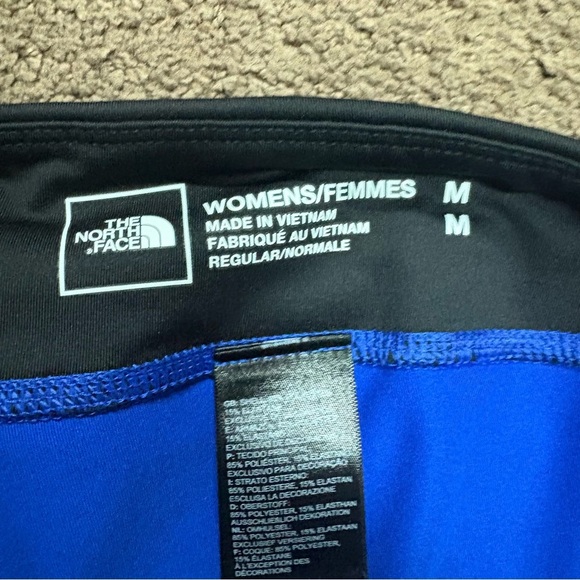 The North Face 90 Extreme Colorblock Bike Shorts Spandex Women Size Medium - Picture 3 of 8